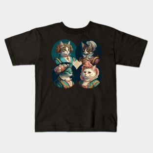 High Society Kittles Kids T-Shirt